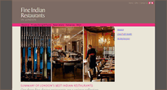 Desktop Screenshot of fineindianrestaurants.com