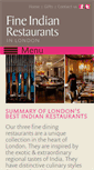Mobile Screenshot of fineindianrestaurants.com